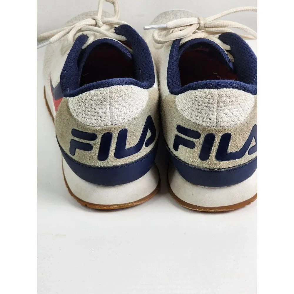 Fila Athletic White Sneakers, White Size 9
